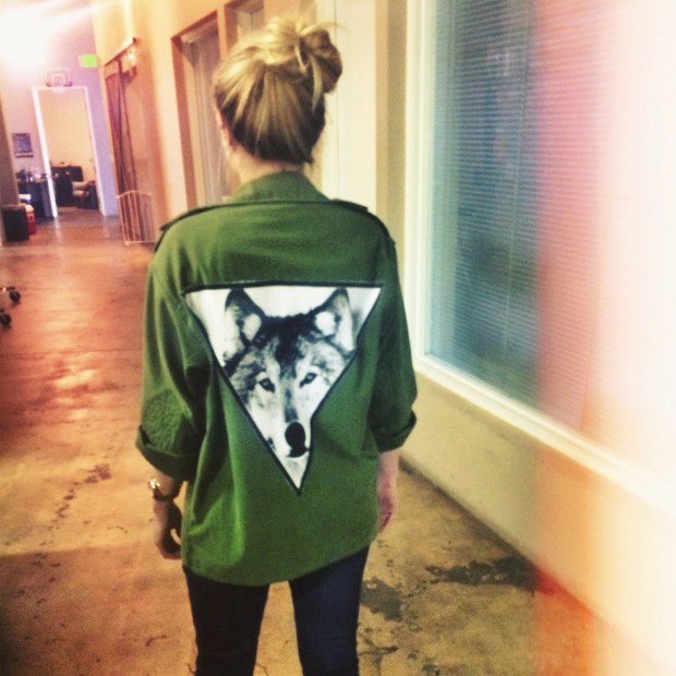 wolf military jacket