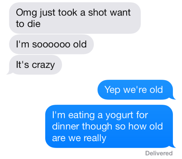 drinking aging