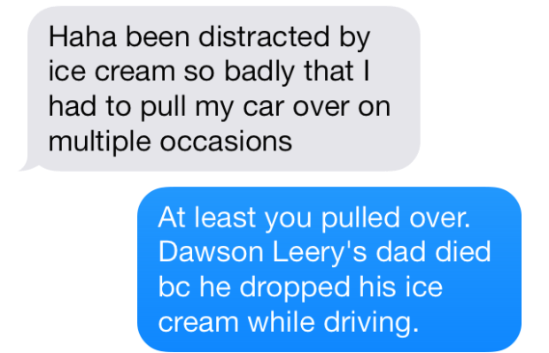 dawson leary dad died