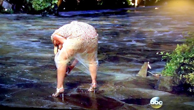 bachelor leah football hike