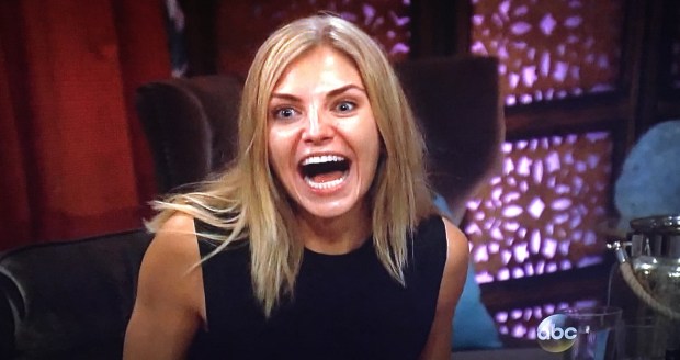 olivia the bachelor huge mouth