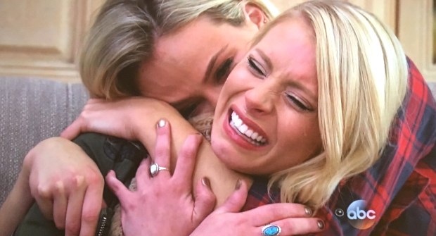 emily bachelor cry face lol