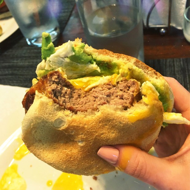 homemade turkey burger