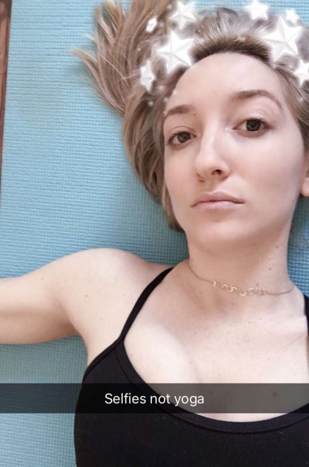 selfies not yoga