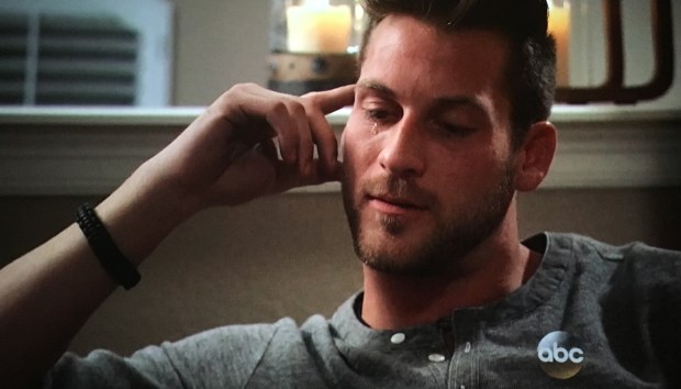 chase cry tear bachelorette