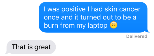 laptop burn skin cancer