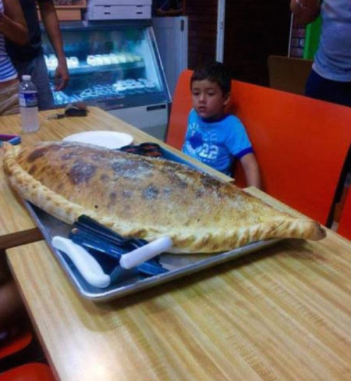 giant calzone lol