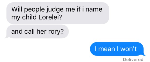 name your daughter lorelei rory