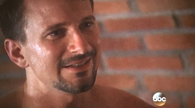 sweaty evan bachelor in paradise