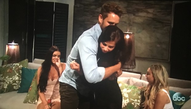 christina awkward hug nick.JPG