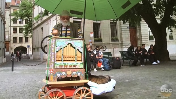 music person in the street