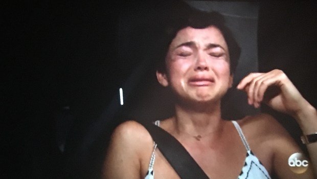 bekah crying in the van bachelor